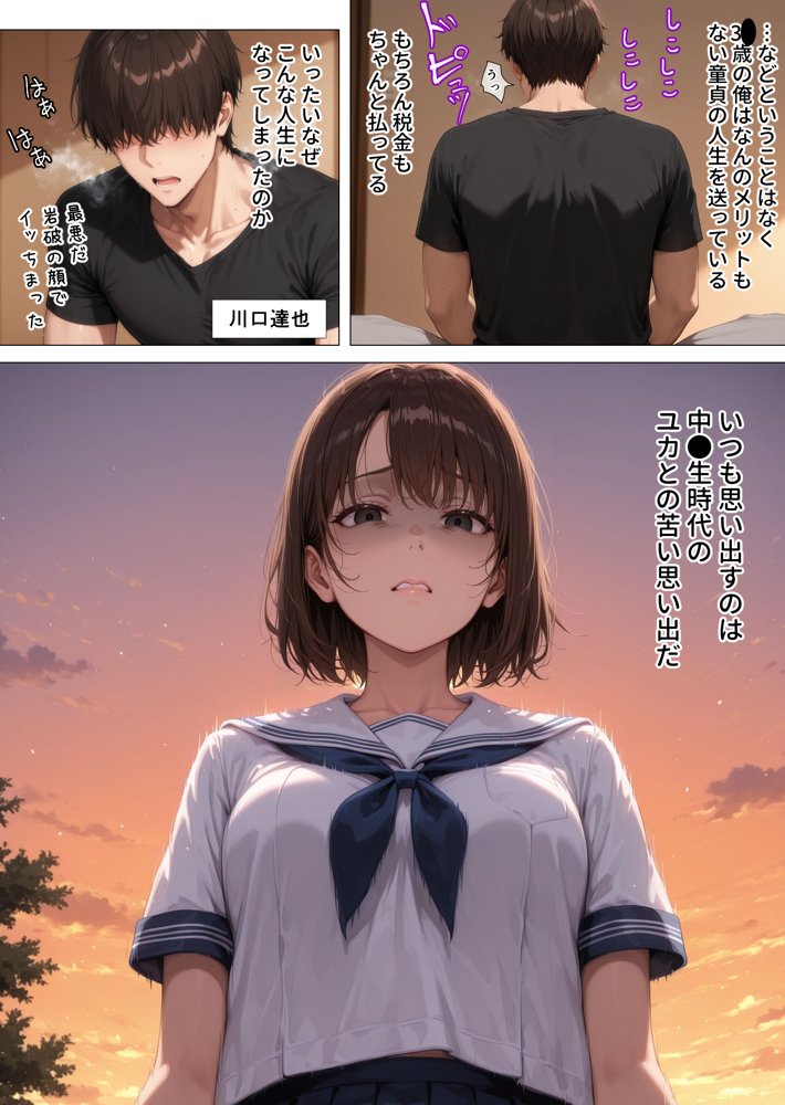 むちむち人妻になった元カノと同窓会で再会した童貞の濃密H  〜今日は私のカラダ好きに使って〜