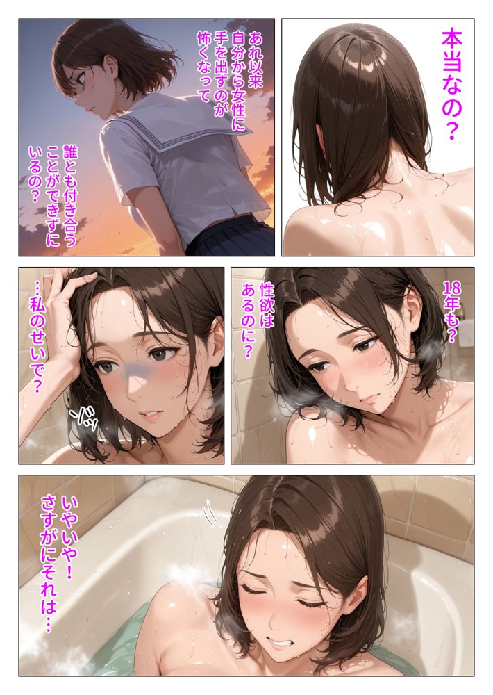 むちむち人妻になった元カノと同窓会で再会した童貞の濃密H  〜今日は私のカラダ好きに使って〜