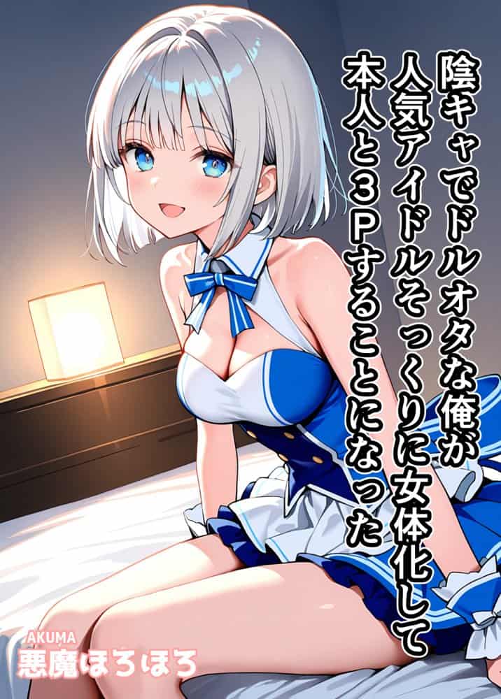 陰キャでドルオタな俺が人気アイドルそっくりに女体化して本人と3 Pすることになった