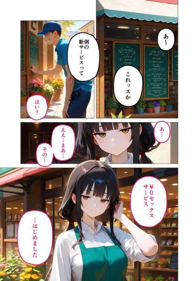 当店限定！セックス￥0サービス 〜無気力花屋さんの言いなりえっち〜 モザイク版