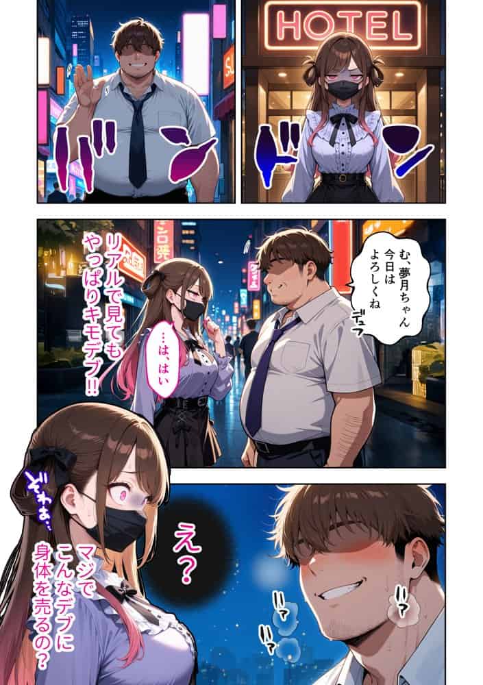 雑魚まんパパ活女子大生はセックスが下手なおじとマッチングしたい！？