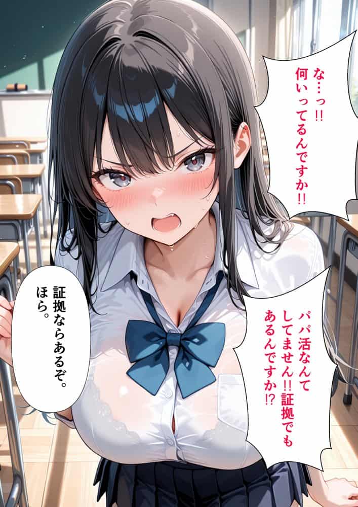 【セリフ付き】パパ活している巨乳な教え子を呼び出して、イチャラブSEXするまで