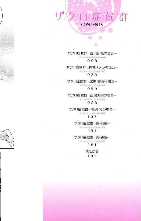 ザクロ症候群