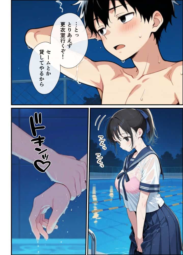 純粋清楚妹のブラ透け事件から、学校で家でと連続甘々中出し懇願SEXした話