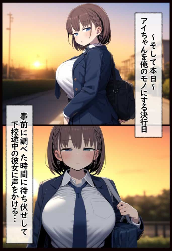 たわわ女子校生を催●スマホで【俺のモノ】にして孕ませる話