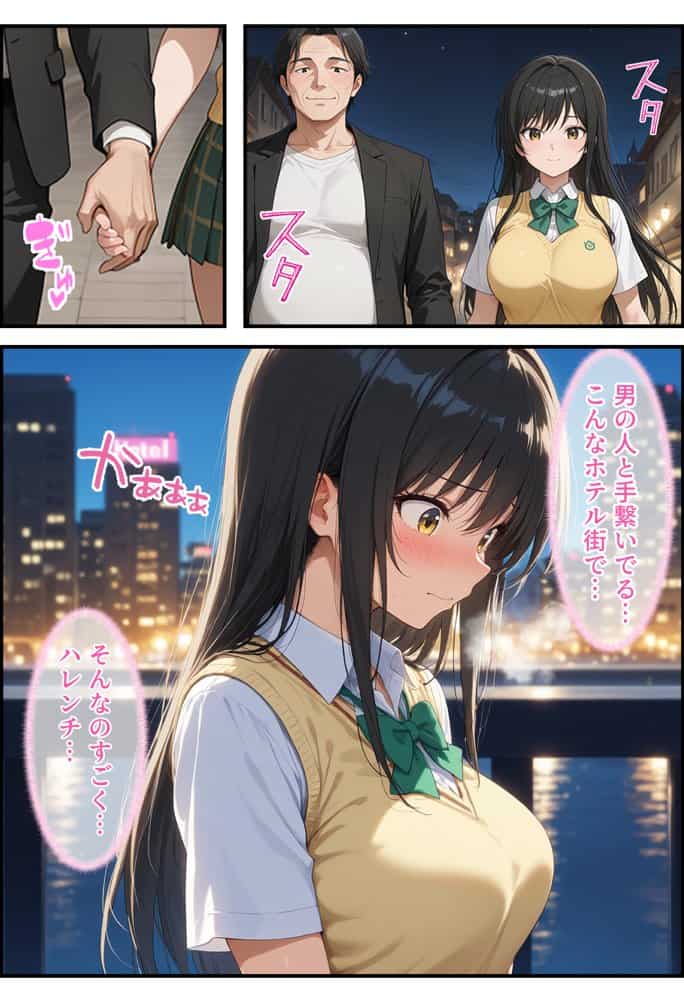 放課後、彼女たちはパパと会う  〜唯と春菜のはじめてのパパ活〜