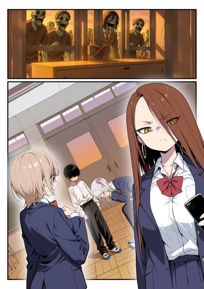 ゾンビに支配された学園で冴えない童貞のオタク君が少女たちの救世主になる話