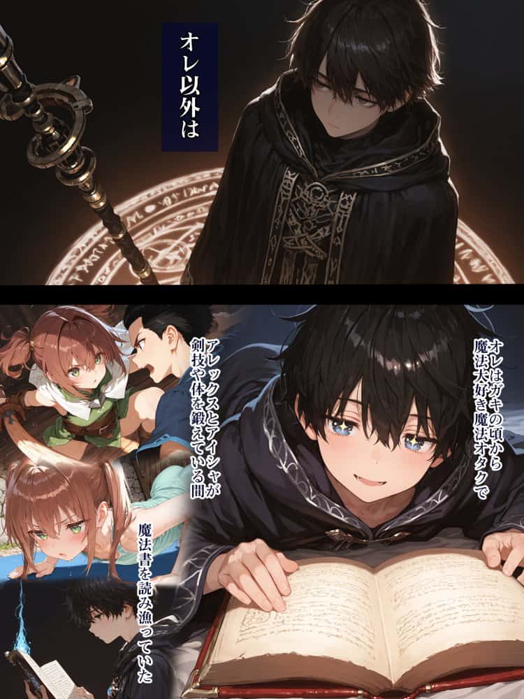 幼馴染冒険者パーティーのお荷物魔法使いオレ 失われた高等魔法スリープを覚えて皆にようやく恩返し！と思ったけど性欲を抑えきれずパーティーメンバーの眠姦孕ませレ◯プに使ってしまう