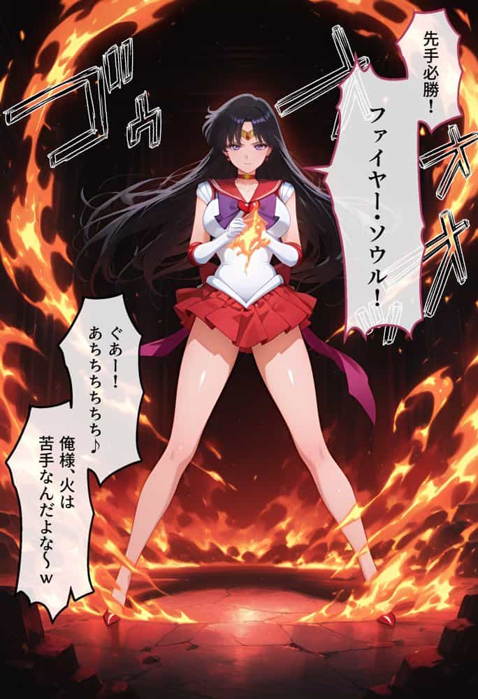 【セリフ付】悪魔に敗北〜快楽堕ちさせられた火の戦士編〜