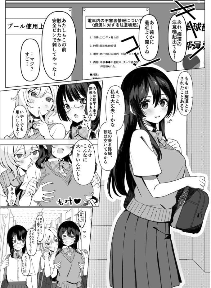 気弱な巨乳●●を電車で囲んで×××する モザイク版