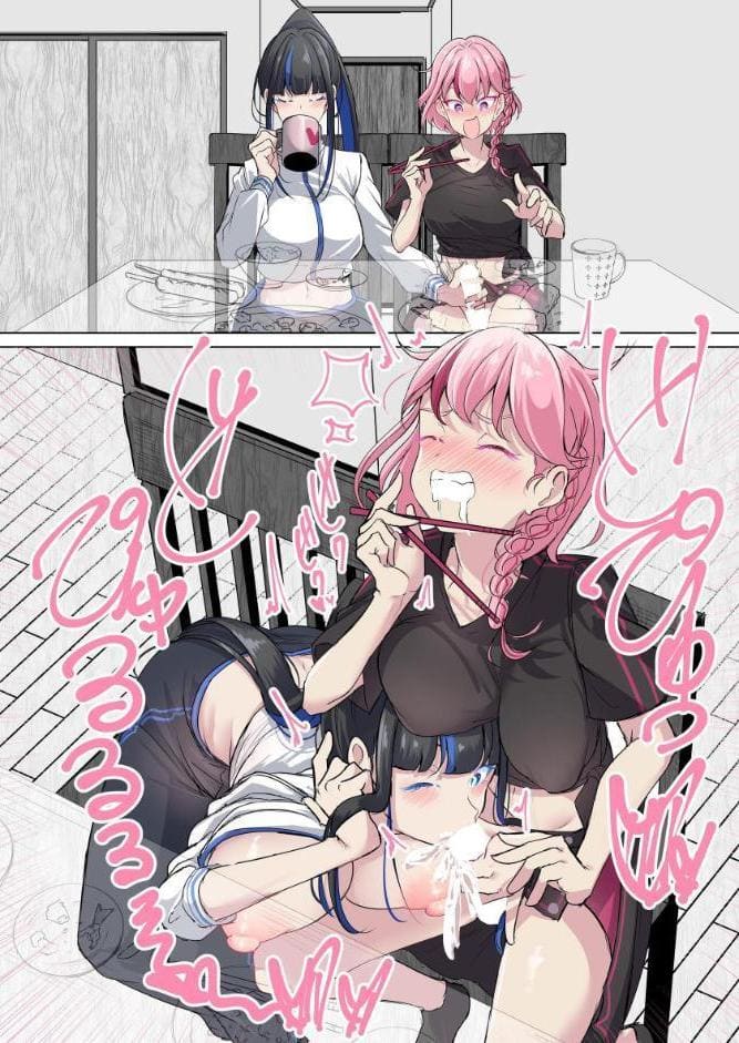 ふたなり妹は変態お姉ちゃんと今日も隠れてえっちする