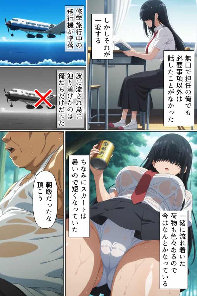 目隠れさんと無人島性活