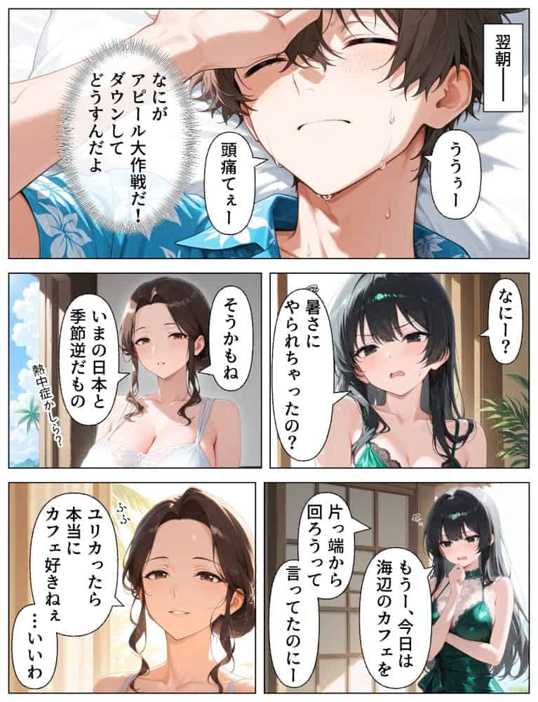 彼女の母とねっとり汗だく本気SEX_発情した魅惑の人妻と南国不倫