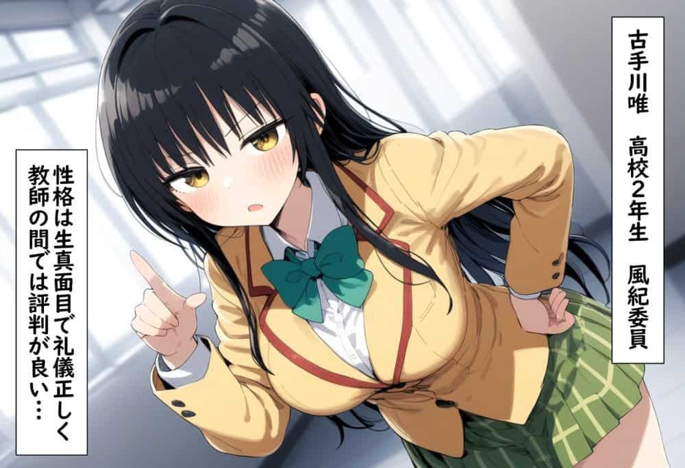 黒髪風紀委員を催●スマホで【俺のモノ】にして孕ませる