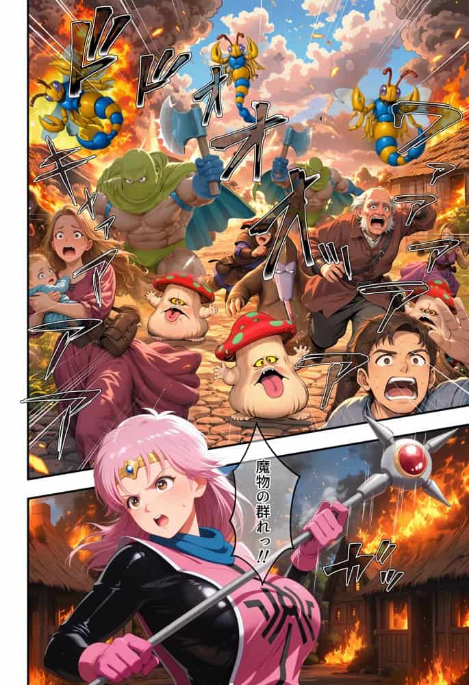 僧侶戦士、魔物の苗床に堕つ…！！？の巻