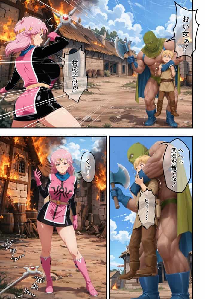 僧侶戦士、魔物の苗床に堕つ…！！？の巻