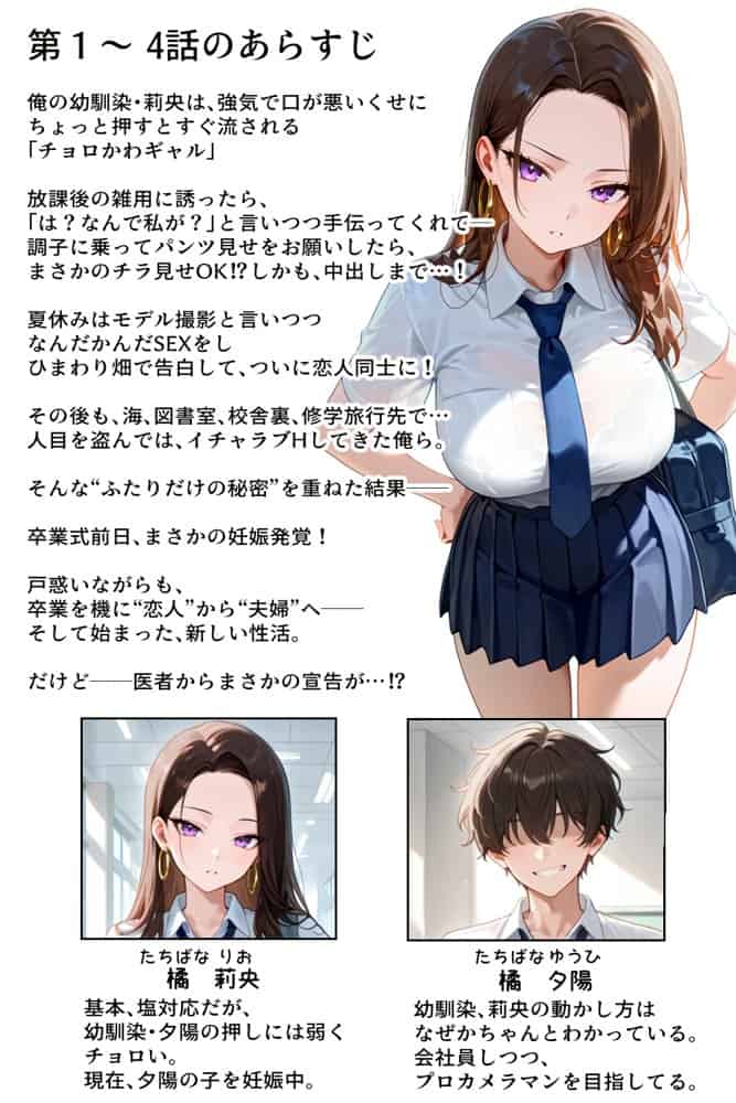 強気だけど実はチョロすぎる幼馴染ギャルー妊婦でもイチャラブHがおさまらない編ー