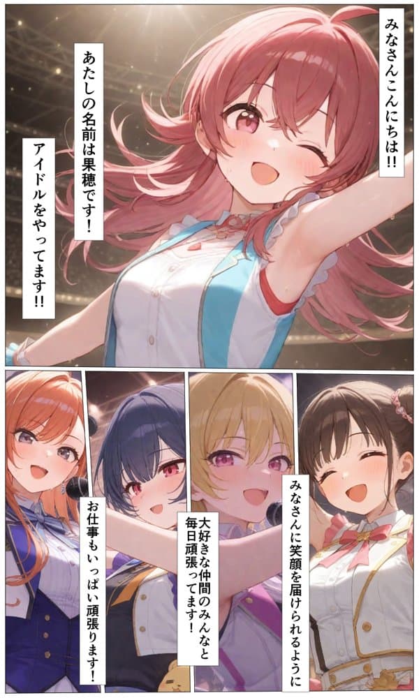 はじめてのアイドル性接待・果穂〜あたしたちがおじさんのオナホになった理由〜