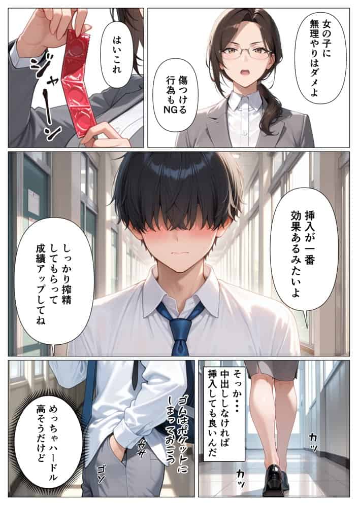 5日後に搾精係に任命されたデカ尻クールギャルとイチャラブセックスする話