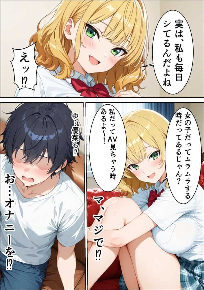 元清楚系だった幼馴染ギャルが「興奮するか試してみる？」家に突撃訪問で誘惑してきていちゃらぶHさせてくれる話