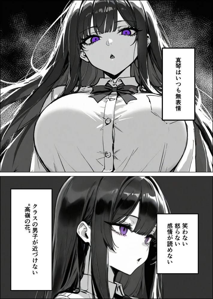 爆乳無表情彼女、意外とスケベだった