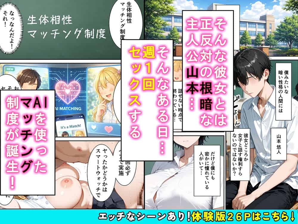 常識改変AIマッチング毒舌クールギャルをメス堕ちさせた話