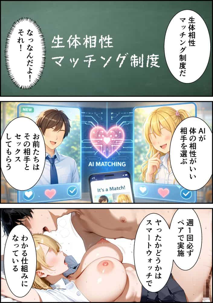 常識改変AIマッチング毒舌クールギャルをメス堕ちさせた話