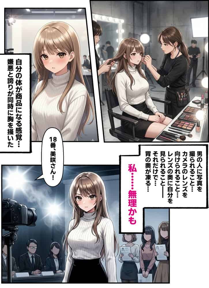 モデルの卵 美咲の闇路 〜純潔を奪われ、枕営業と闇パーティーで再び堕ちるトラウマ連鎖〜