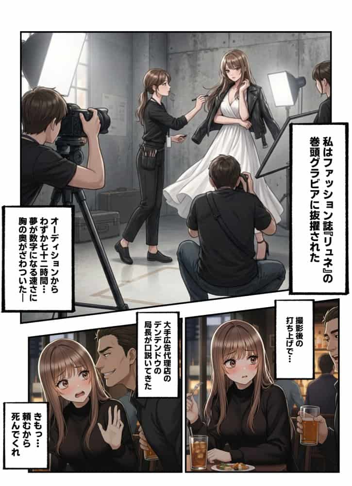 モデルの卵 美咲の闇路 〜純潔を奪われ、枕営業と闇パーティーで再び堕ちるトラウマ連鎖〜