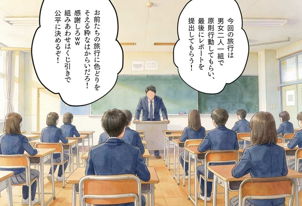 修学旅行3―最初は気にも留めなかった地味な子に、いつの間にか惹かれていた話。