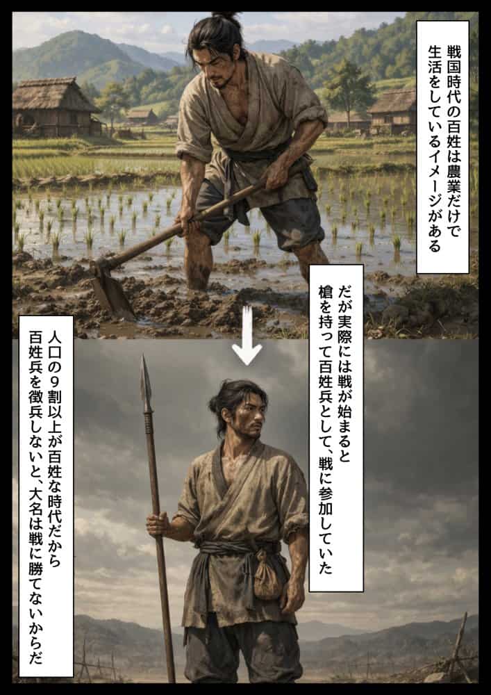 《戦の乱取り（略奪）》 戦国時代の農村に俺が転生したら、エロすぎた史実の話