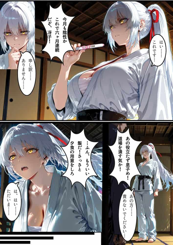 【家系侵蝕】特濃種付けに堕ちた道場人妻