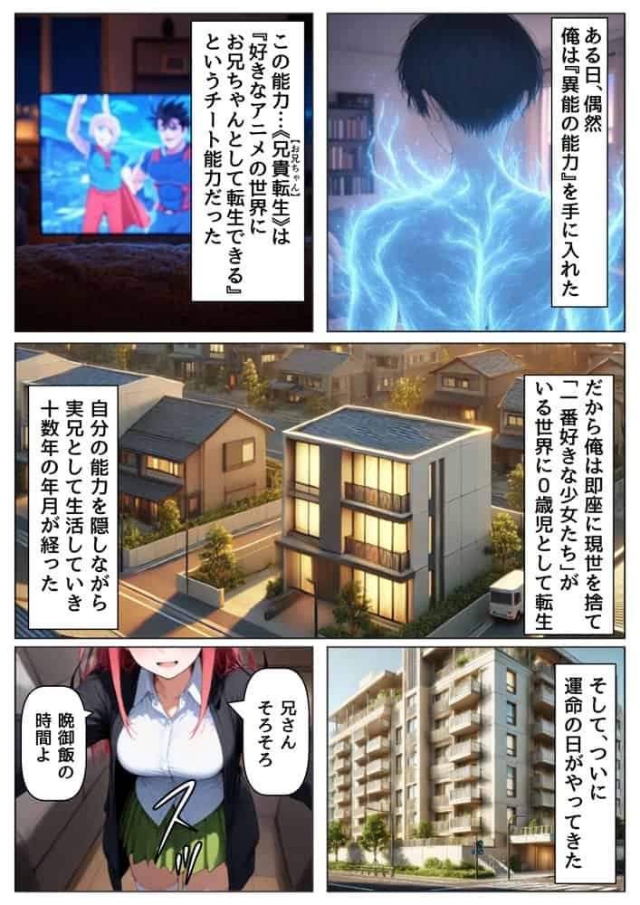 俺は大好きな中●二乃のお兄ちゃんになる《セリフ有りCG版》〜《お兄ちゃんに転生》〜