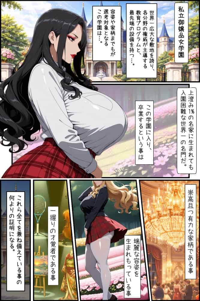 爆乳お嬢様もドスケベ熟女も特異体質で更生させる！学園長も先生もメイドも学園生も完堕ちさせてラブラブする話