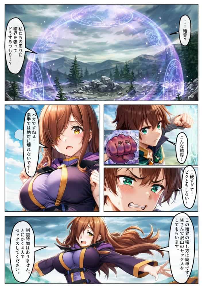 敗北魔女を洗脳してわからせSEX快楽堕ち。この素晴らしい巨根で復讐を！