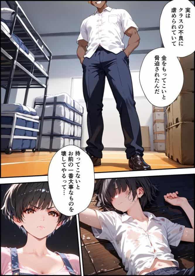 【全2作収録】女手ひとつでボクを育ててくれた自慢の母がボクを守るためにいじめっ子の女になる話 1＆2 モザイク版