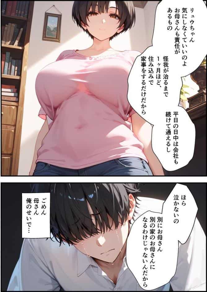 【全2作収録】女手ひとつでボクを育ててくれた自慢の母がボクを守るためにいじめっ子の女になる話 1＆2 モザイク版