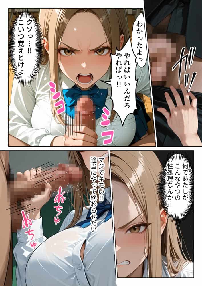 俺をバカにする強気ギャルに性処理させたらデカチン懇願メス堕ちした話