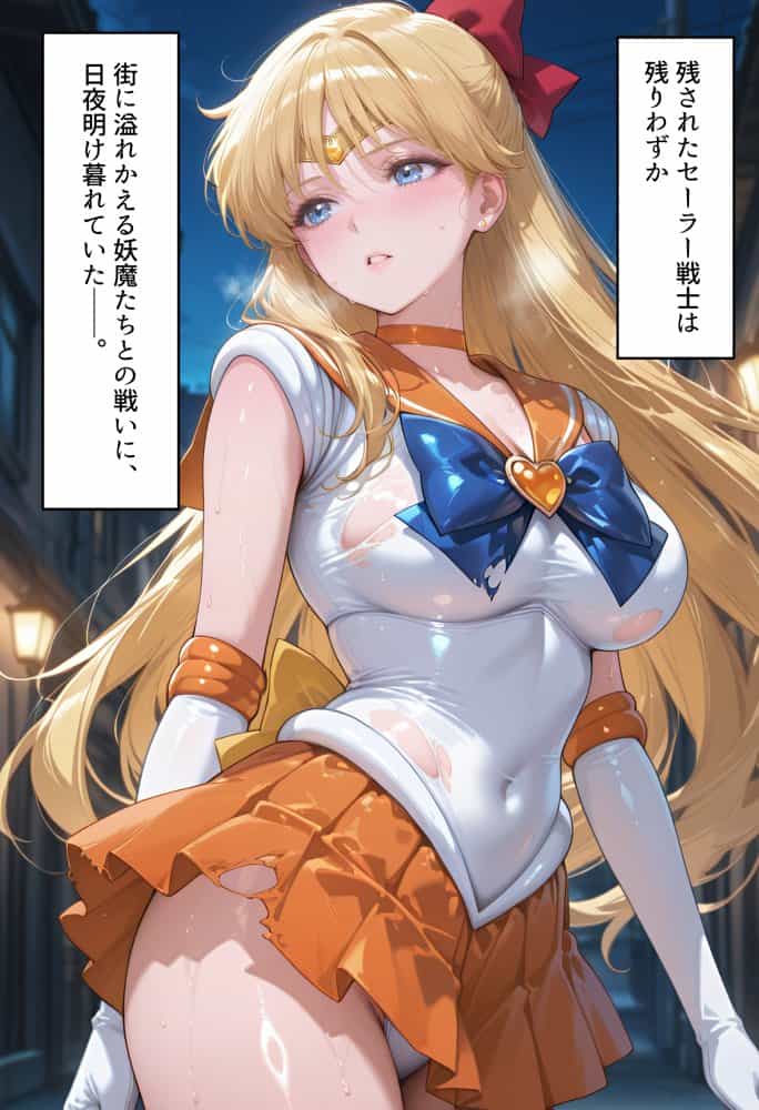 【セリフ付】悪魔に敗北〜快楽堕ちさせられた金の戦士編〜