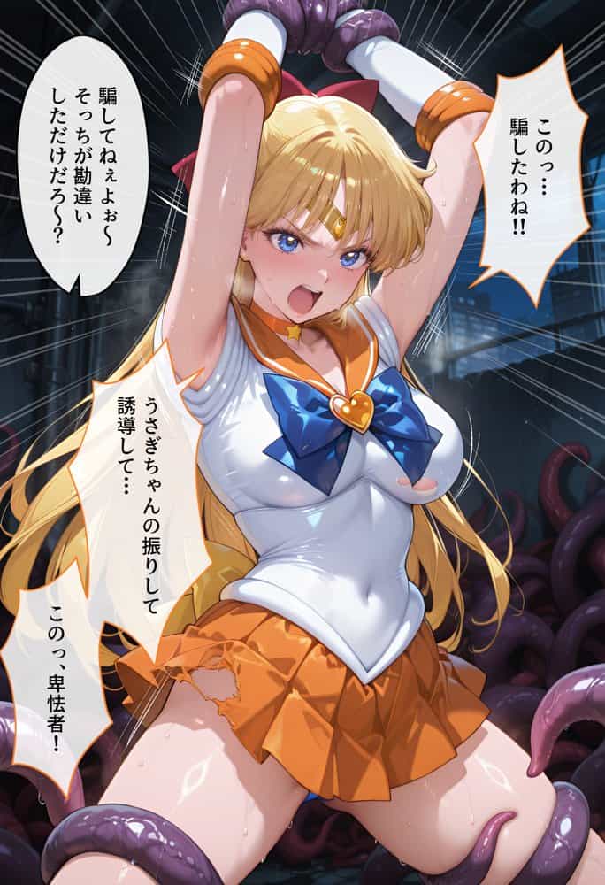 【セリフ付】悪魔に敗北〜快楽堕ちさせられた金の戦士編〜