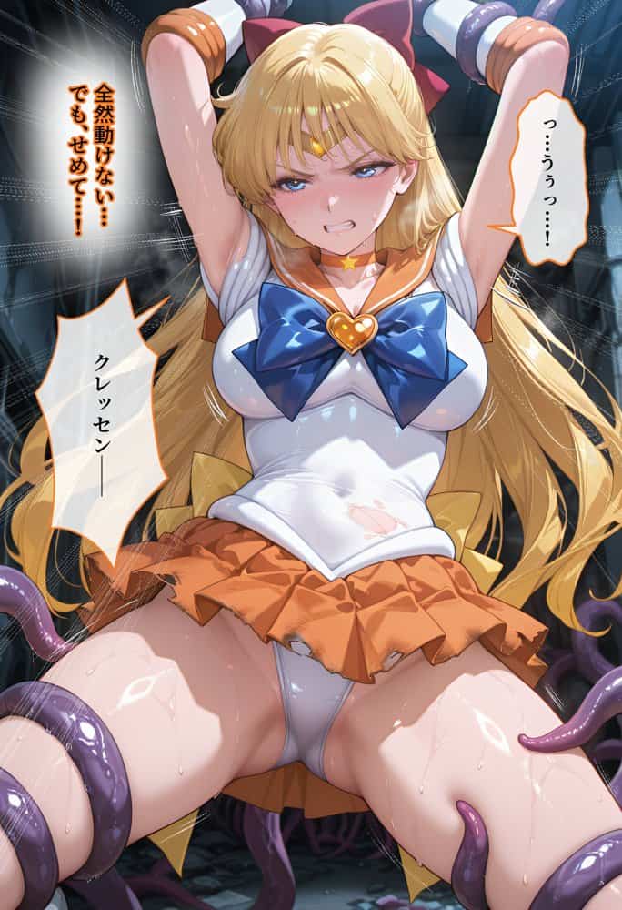 【セリフ付】悪魔に敗北〜快楽堕ちさせられた金の戦士編〜