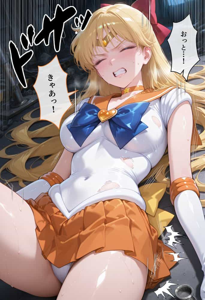 【セリフ付】悪魔に敗北〜快楽堕ちさせられた金の戦士編〜