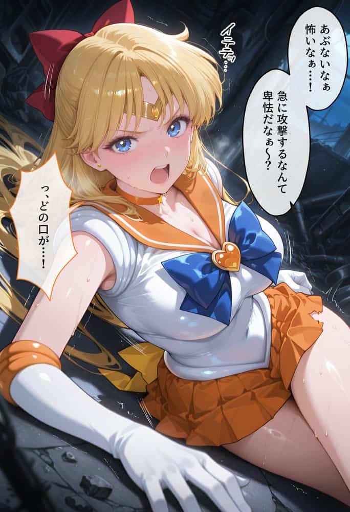 【セリフ付】悪魔に敗北〜快楽堕ちさせられた金の戦士編〜