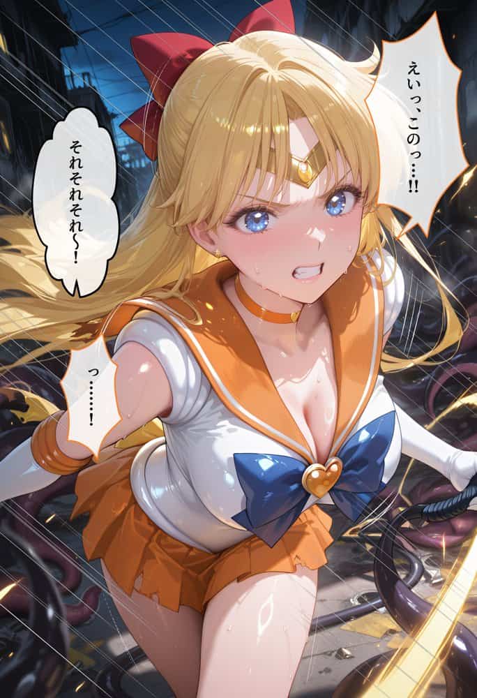 【セリフ付】悪魔に敗北〜快楽堕ちさせられた金の戦士編〜