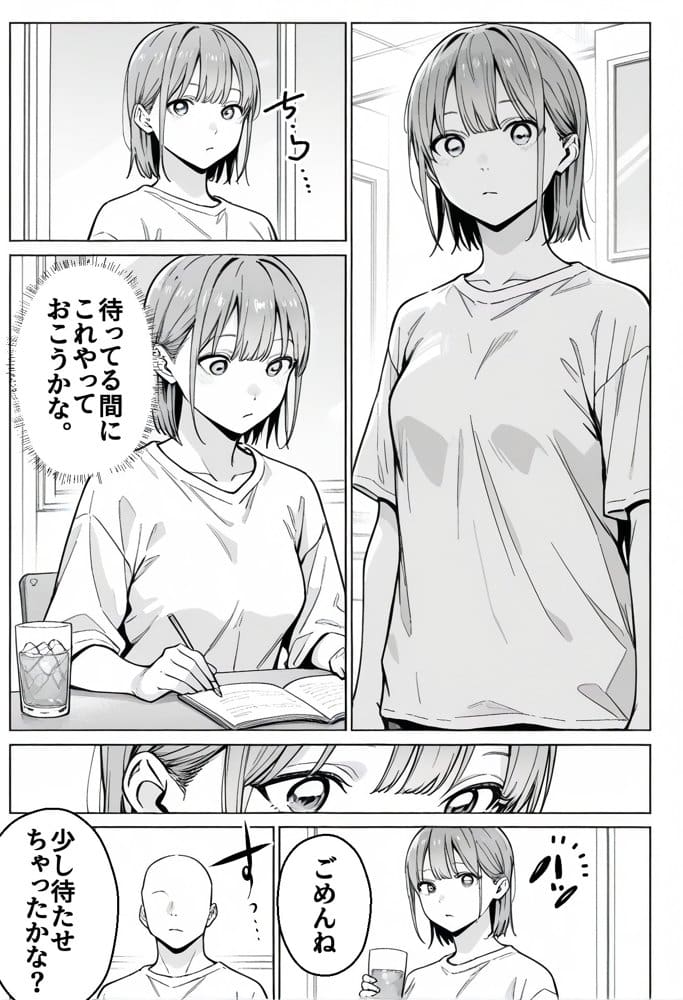 準備中の店内で。家計の為に、乱れる身体。