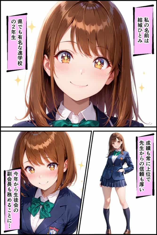 学校でも優等生のJKキモオジ店主に万引きがバレて巨根チンポで性教育された話