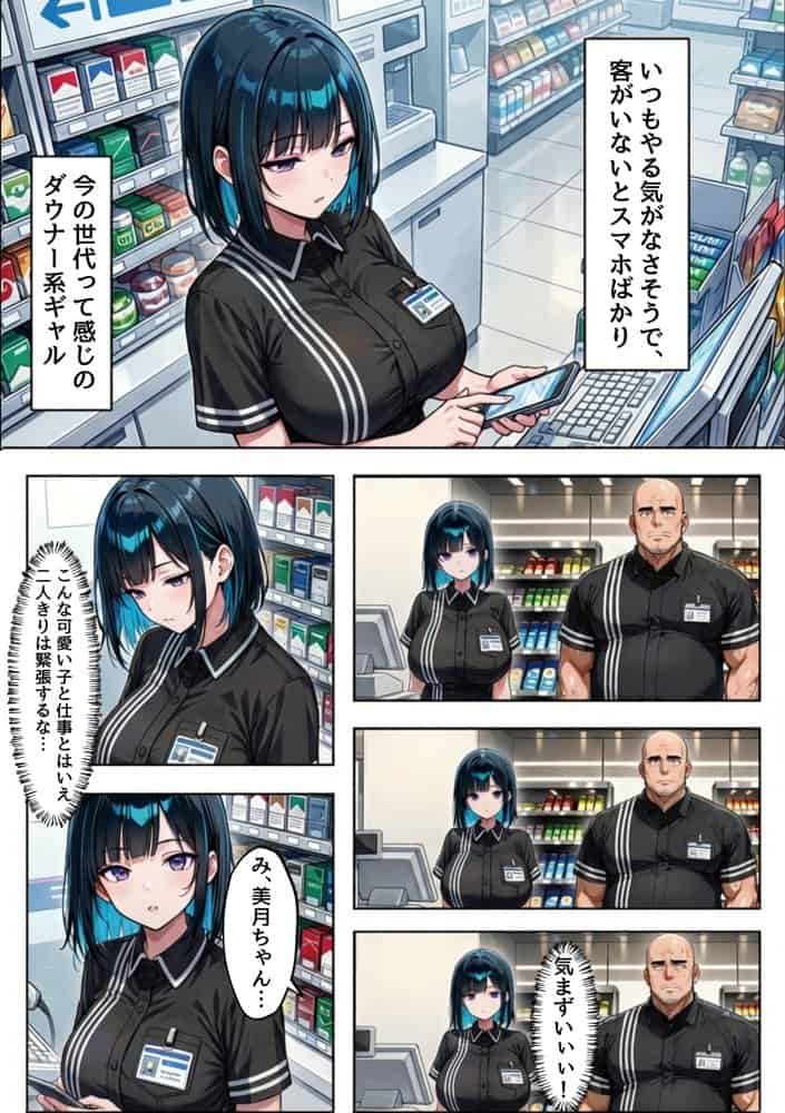 バ先のダウナーギャルが非モテおじ店長のセフレになるまで  超密着いちゃラブえっち