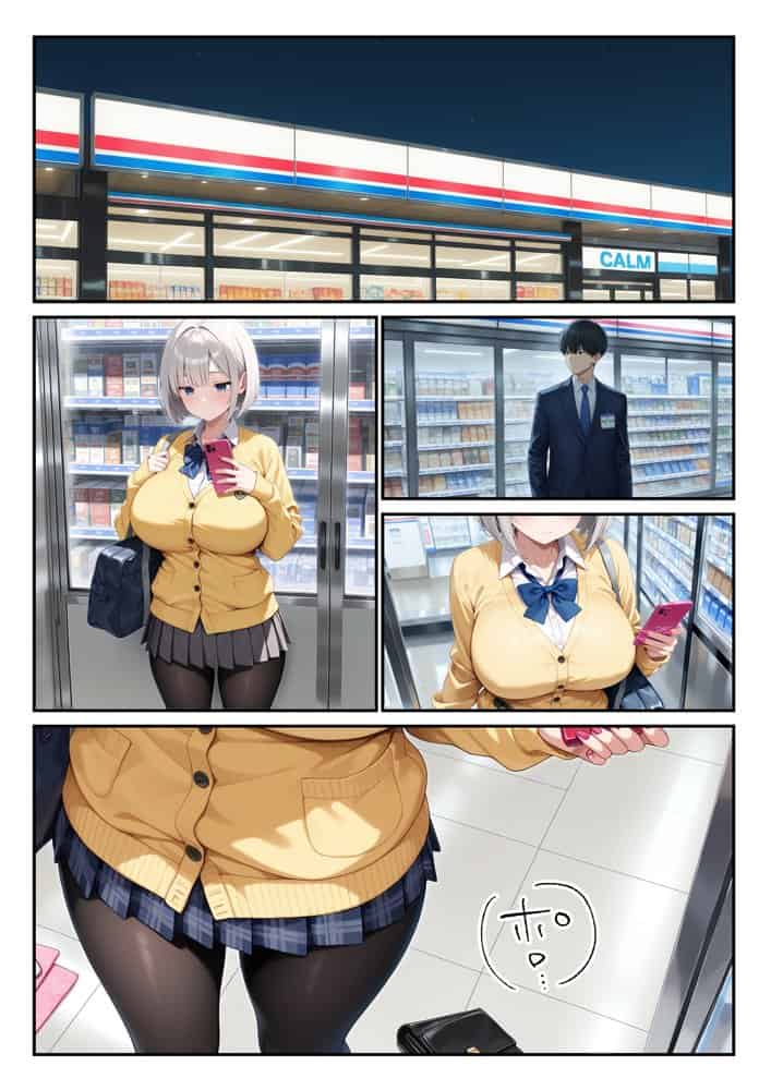 コンビニで拾った爆乳家出ギャルに罰ゲームで搾精された話