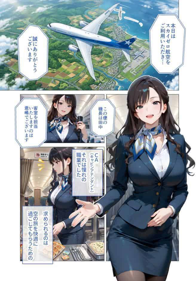 当店限定！セックス￥0サービス 〜新米CAさんのおもてなしえっち〜 モザイク版