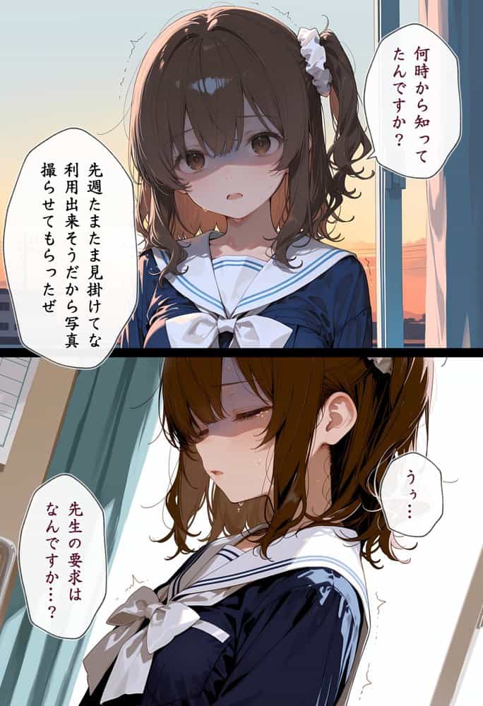 秘密の放課後 誰も居ない教室で自慰行為に耽っていた少女と冴えない教師のお話